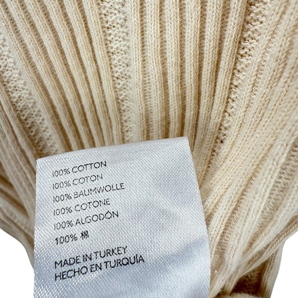 Anthropologie Robin Ribbed Tank Top Ecru XS - Picture 8 of 8